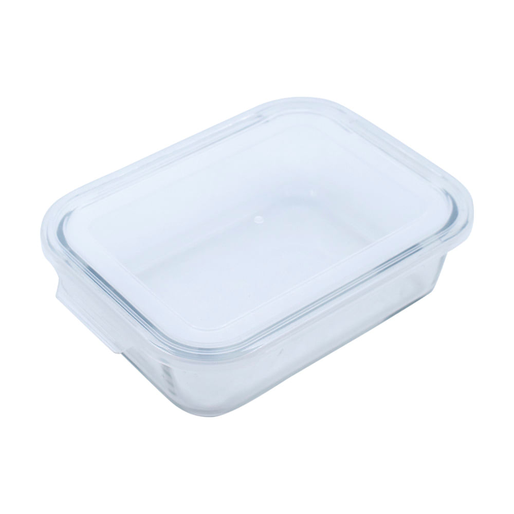 Pote de Vidro Retangular com Tampa 1,5L Mor 7804